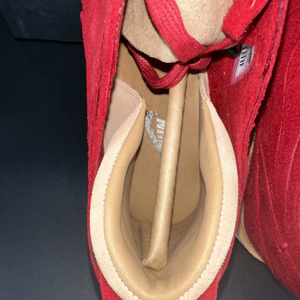 Nike Air Max 1 Royal Gym Red Size 10.5 847671 661 Sneaker Suede - Picture 11 of 16